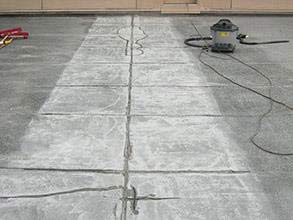 Cracked concrete